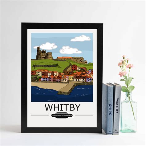 Whitby Vintage Unframed A4 Print For The Love Of The North