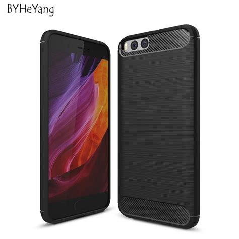 For Xiaomi Mi Case Inch Silicone Soft Tpu Brushed Carbon Fiber