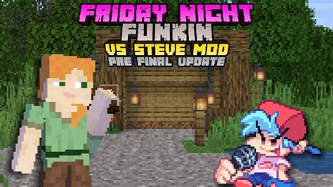 Overseen Remastered Vs Steve Mod Friday Night Funkin Youtube