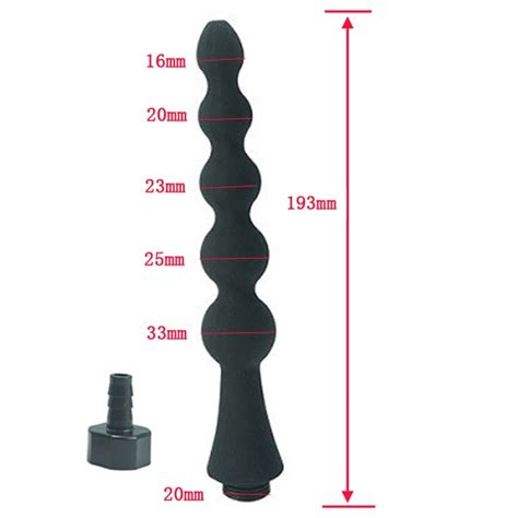 WETIPS Enema Anal Enema Nozzle Silicone Nozzles Anal Colon Tubes Enema Hose Enemator Anus