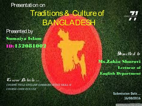 Traditions & culture of Bangladesh