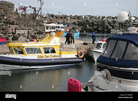 Ballycastle Harbour County Antrim Stock Photo - Alamy