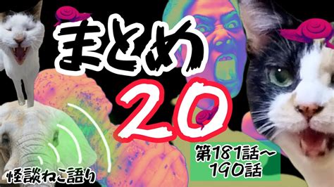 【不思議な話】【猫が語る不思議な話】【猫動画】怪談ねこ語り まとめ20 Youtube