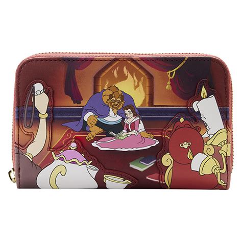 Id9 Disney Loungefly Portefeuille Beauty And The Beast Fireplace Scene