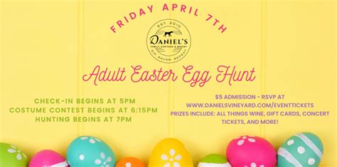 Adult Easter Egg Hunt At Daniel’s Vineyard Indyhub