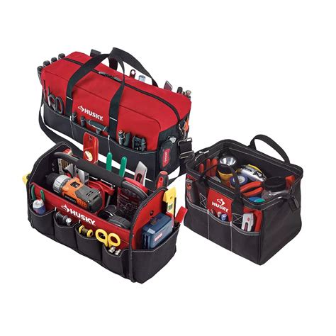 Husky Tool Bag Set 3 Piece The Home Depot Canada