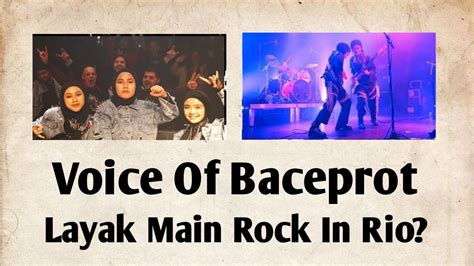 VOB Voice Of Baceprot Layak Main Di Rock In Rio YouTube