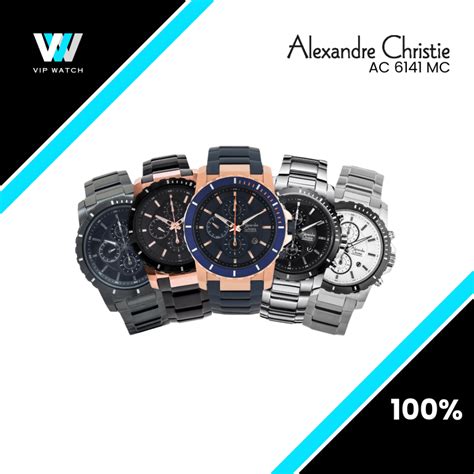 Jual Jam Tangan Pria Alexandre Christie Chronograph AC 6141 MC