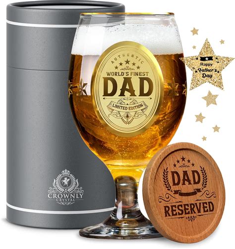 Crownly Crystal Regalo Pap Bicchiere Birra Regali Personalizzati