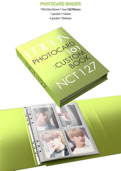 DICON NCT 127 PHOTOCARD 101 CUSTOM BOOK CITY Of ANGEL NCT 127 Since