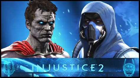 Injustice 2 Bizarro Vs Sub Zero All Interactions And Clashes HD