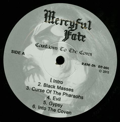 Mercyful Fate Countdown To The Coven Black Vinyl Lp