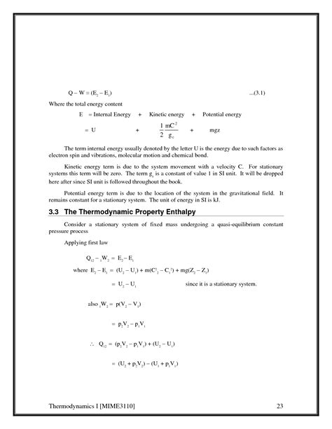 Solution Thermodynamics First Law Of Thermodynamics With Practice