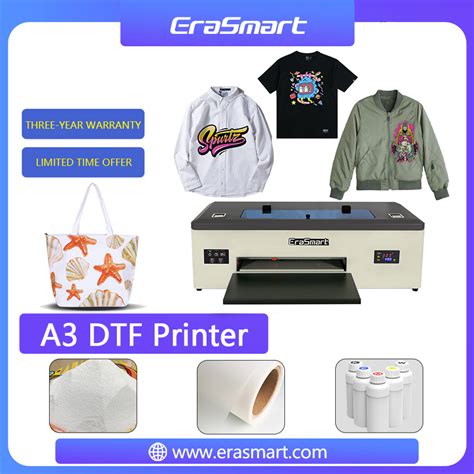 Erasmart Head Online Inkjet Printer Heat Press Machine Automatic