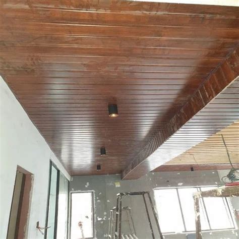 Polished Brown Pvc Ceiling Thickness Mm At Rs Sq Ft In