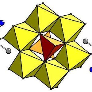 Combined Polyhedral And Ball And Stick Representation Of The Complex