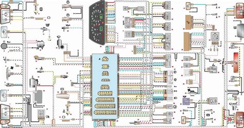 Схема электрооборудования автомобиля ВАЗ 2114 ВАЗ 2114 Самара 2004