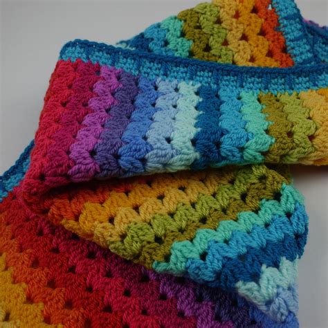 Rainbow Baby Blanket, Crochet Blanket, New Baby Gift, CUSTOM MADE - Etsy