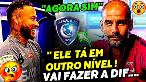 INCRÍVEL OLHA O QUE GUARDIOLA DISSE SOBRE NEYMAR NA ARÁBIA