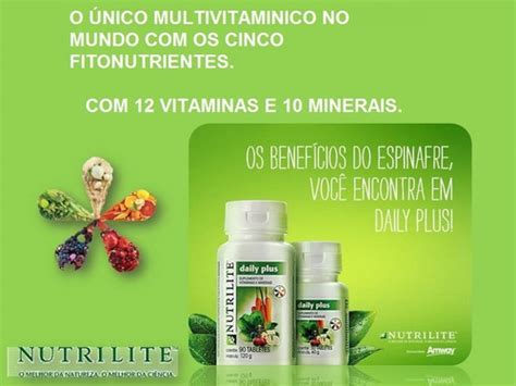 Multivitaminico Daily Plus 30 Caps Nutrilite Natural Parcelamento Sem