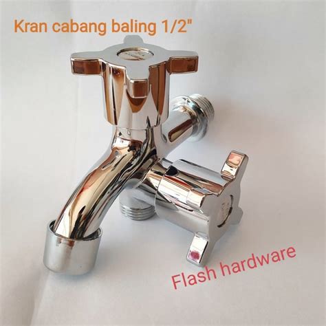 Jual Kran Air Cabang Shower Dua Fungsi Kran Double Inch Di Lapak