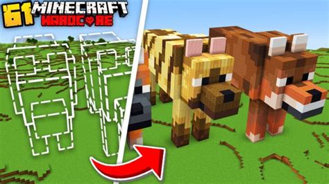 I Built Every Wolf Statue In Minecraft Hardcore Finale Minecraft