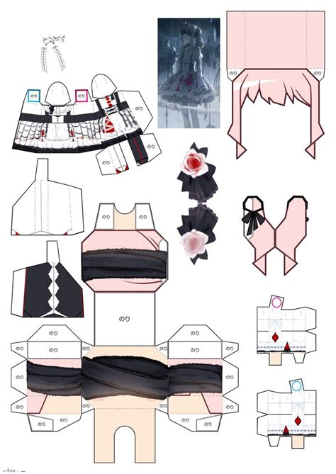 Mizuki Akiyama Mizu5 Papercraft Paper Crafts Paper Doll Template