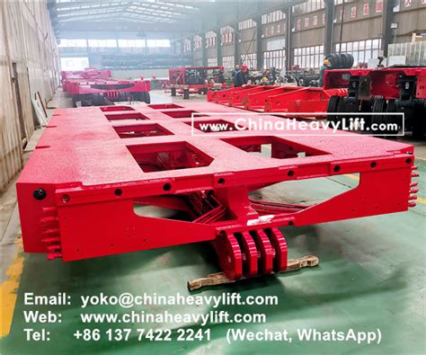 CHINA HEAVY LIFT Manufacture 48 Axle Lines Heavy Duty Modular Trailers