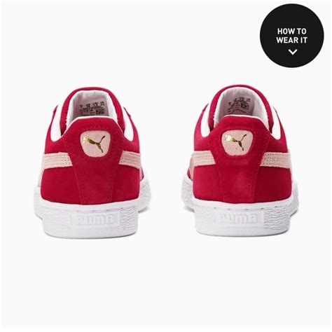 Puma Red Suede Classic Xxi Sneakers - Gem