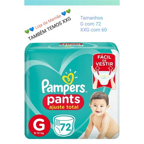 Fralda Pampers Pants G E Xxg Ajuste Total Roupinha Shopee Brasil