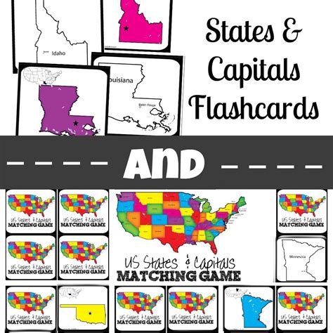 States And Capitals Matching Worksheet – Owhentheyanks.com