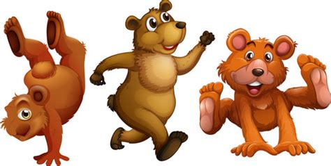 Cute Bear Set Vector Images Over 31 000