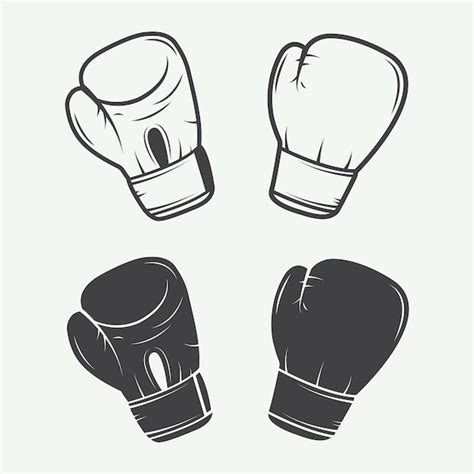 Boxing Gloves Vector SVG