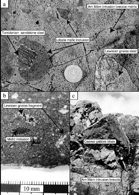 A Representative View Of The Am Màm Intrusion Breccia Matrix