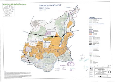 Assonora Bardez Regional Development Plan Map PDF Download - Master ...