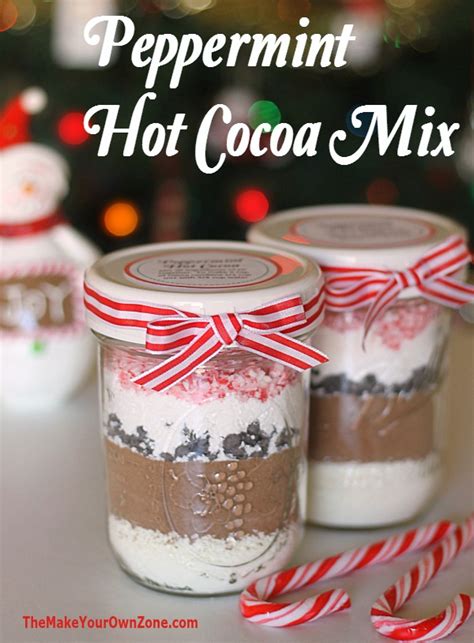 Peppermint Hot Cocoa Layered Mix The Make Your Own Zone