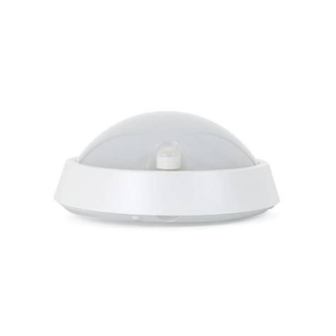 Plafon Led Blanco Redondo Con Detector Movimientos W K Neutro Pir