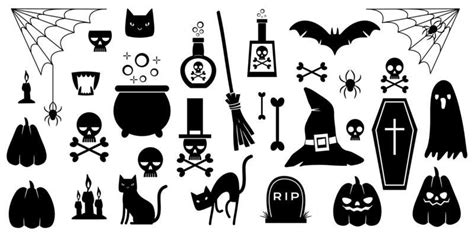 Halloween Silhouette Vector Art, Icons, and Graphics for Free Download