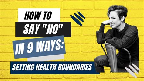 How To Say No In 9 Different Ways Setting Healthy Boundaries Sd 480p Youtube