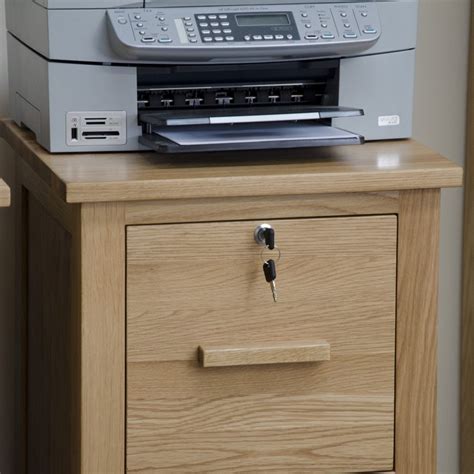 Arden Solid Oak Furniture Lockable Filing Cabinet Price Match