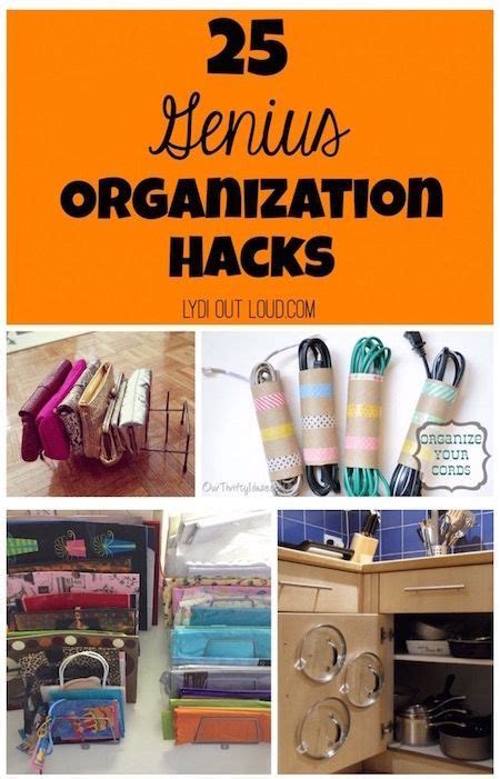 25 Genius Organization Hacks Organization Hacks Diy Organization Decorating On A Budget