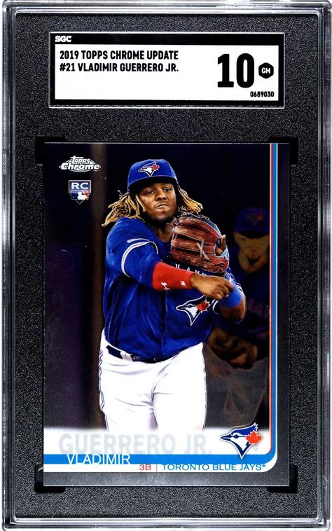 Topps Chrome Update Vladimir Guerrero Jr Rookie Sgc Gem