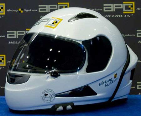 World first - APC Airbag safety helmet | Visordown