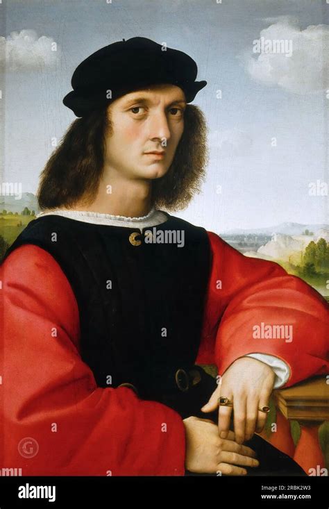 Raffaello Sanzio Da Urbino Raphael Raffaello Santi Portrait Of