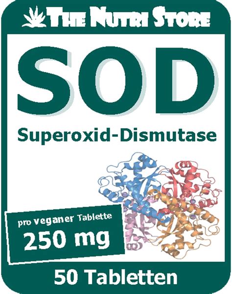 Sod 250 Mg Superoxid Dismutase Tabletten 50 Stk Energia Vital Shop Tanken Sie Lebensenergie