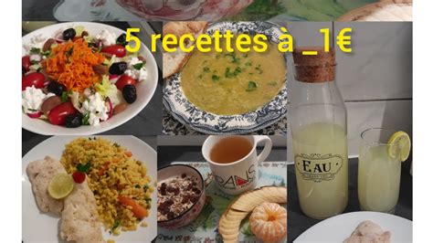 Une journée dans mon assiette petit budget recette healthy repas