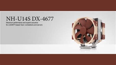 Noctua Nh U S Dx Air Cooler Tames Intel Xeon W X Processor