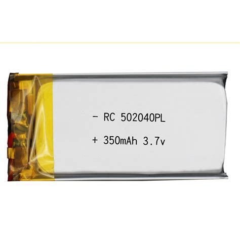 502040 3 7V 350mAh Li Polymer Lipo Battery China LiFePO4 Battery And