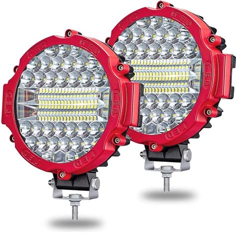 Aserose Luces Todoterreno Led Redondas Barras Pulgadas W De