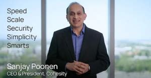 Cohesity Appoints Sanjay Poonen As Ceo And President Cohesity